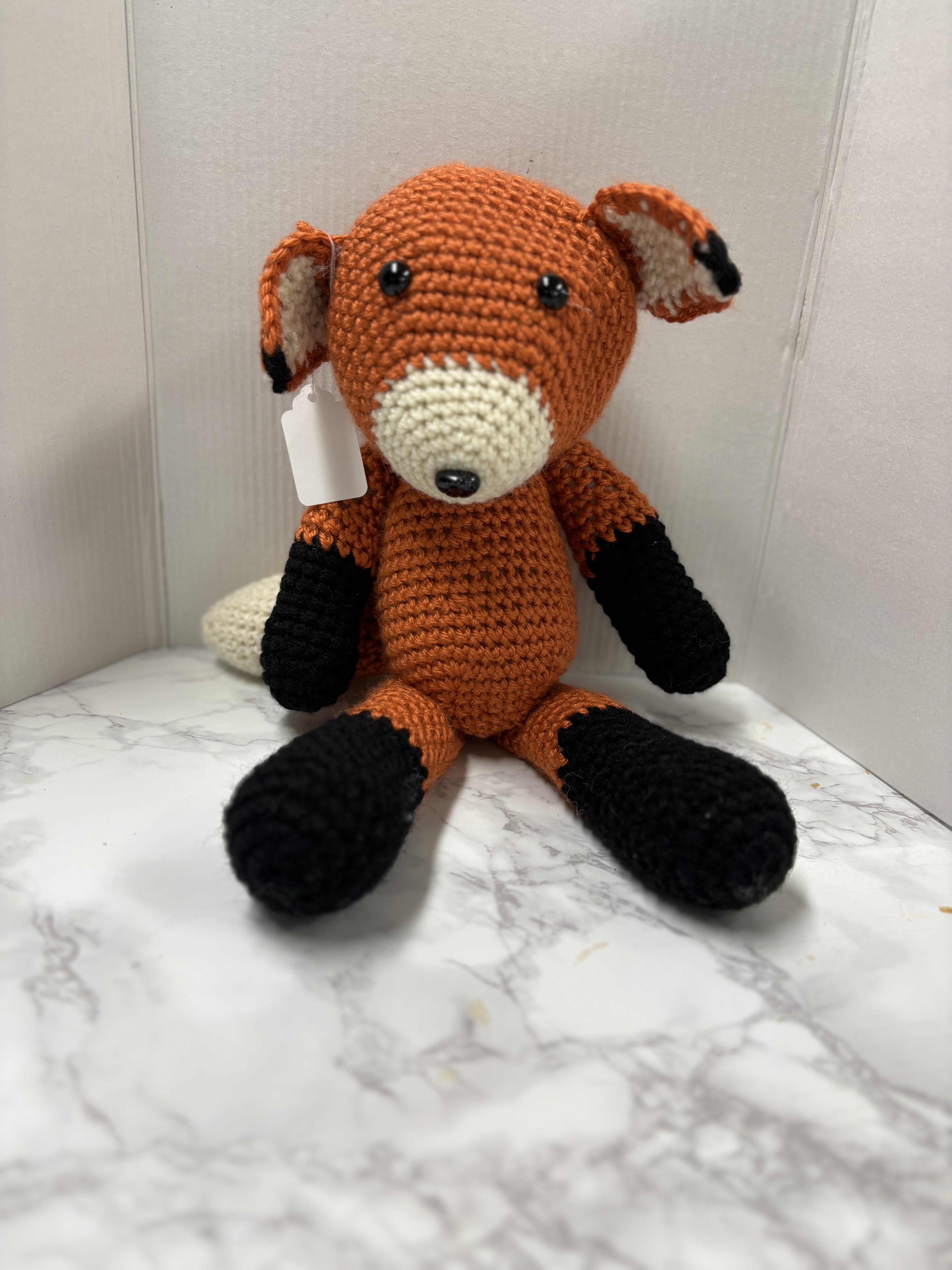 Warm Hand-Crocheted Fox