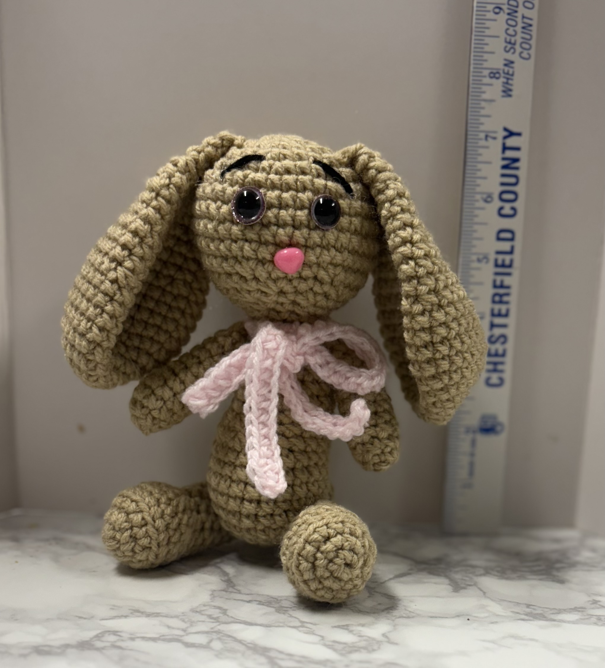 Hand-Crocheted Bunny