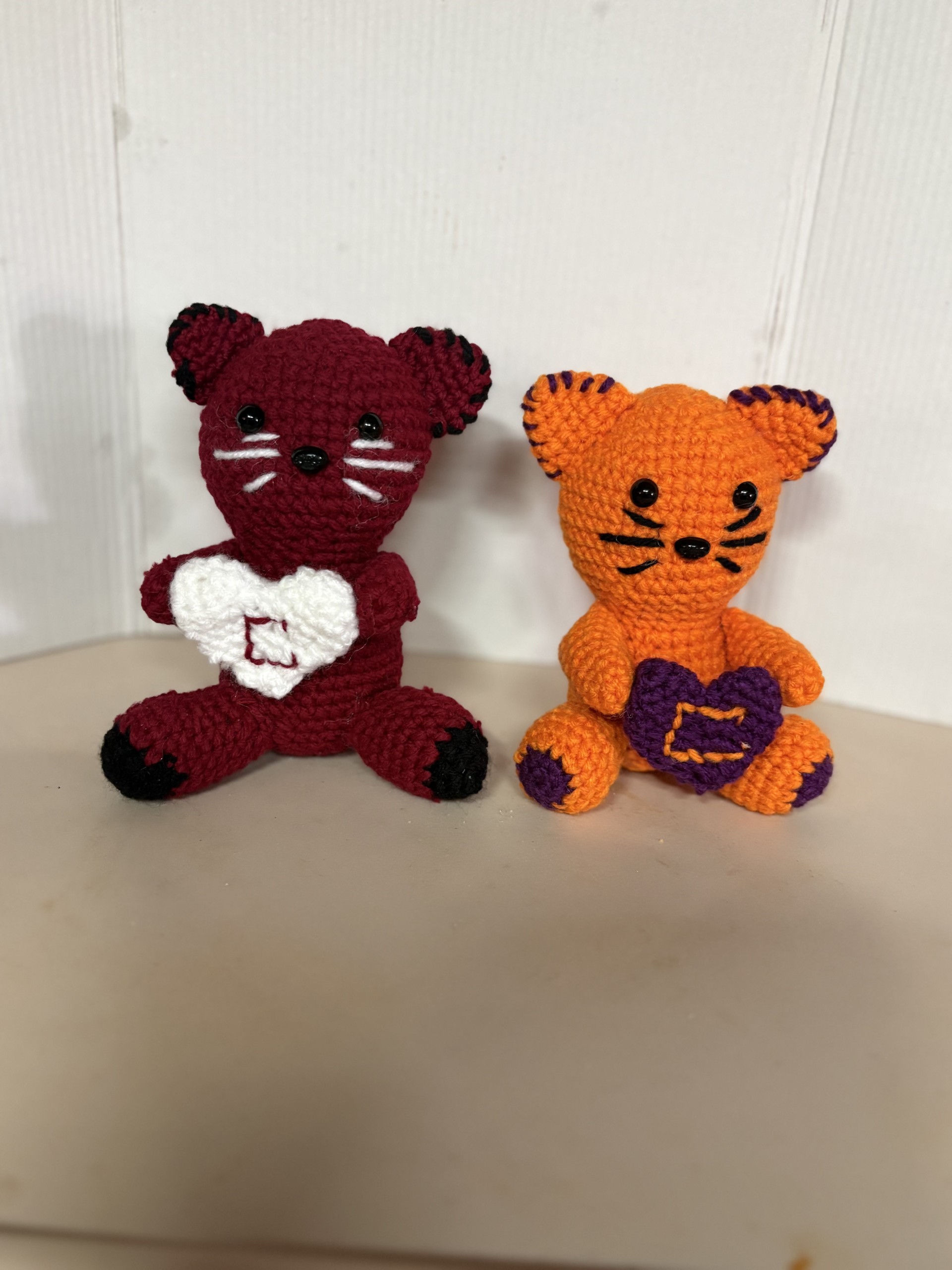 Hand-Crocheted Kittens